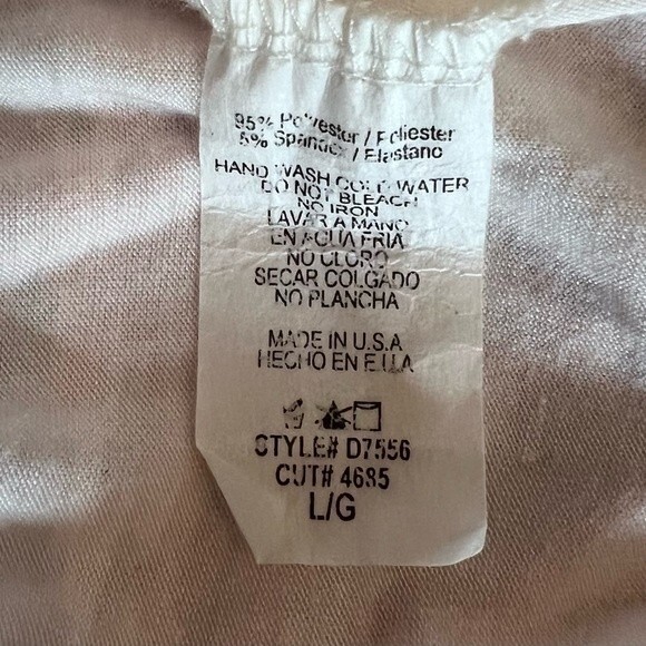 12PM by Mon Ami pink printed lace mini dress size large - Picture 7 of 7